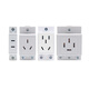 Chint distribution box AC30 modular socket card guide rail 10a 2345 5-hole plug 16a plug 3 socket-4 holes-25A