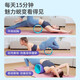 TKHE yoga wheel widened open back beginner yoga rolling back wheel back bend artifact Pilates circle open shoulder beautiful back wheel widened yoga wheel wheel width 18.5cm stable anti-