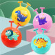 Chentai sheep horn ball sensory training kindergarten jumping ball thickened large children's jumping ball baby inflatable toy dinosaur jumping ball red + air pump