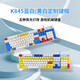 罗技（Logitech）K845机械键盘 游戏办公键盘 全尺寸背光电竞有线键盘 TTC轴系列 节日礼物 K845青轴-蓝白高达