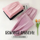 Langsha pajama pants women's trousers autumn and winter plus velvet thickened flannel large size warm pants coral velvet home pants purple L