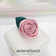 WOUG handmade fabric silk rose brooch Korean style fashion high-end corsage brooch summer lining silk rose