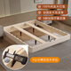 Big Pig Walks in Dovetail Mortise et Tenon Bed Without Head of the Bed Tatami Ribs Squelette lit suspendu lit crémeux vent silencieux en bois massif en bois