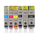 Deyin CLI-826 ink cartridges are suitable for Canon MX898/MG6280/iP4980/iX6580 printer ink cartridges [CLT-826] ink cartridges 1650 pages*6 color set