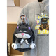 Mika Lucifer Cat Cute Plush Backpack Women's Mini Cartoon Small School Bag Doll Doll Backpack Crossbody Bag Gray