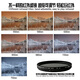 Einstellbarer Infrarotfilter der vierten Generation SLR-Kamera Filter Fader IR590NM680 650 720 Nm Band Einstellbar integriert einstellbare Infrarot 550-750 nm 49 mm