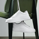 Belle Star Herrenschuhe Sommer High-End White Series Dick-Soled Small White Schuhe Casual Board Schuhe A1387AM4 Weiß/Schwarz 40 (250 mm)