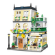 Zhegao Family Qifu Building Blocs 2025 New Girl Series Assemblé Villa House Compatible avec LEGO Building Blocs Hotel Hotel Castle Girls Toys Double Floor - Wangwang Villa + Lighting [1048 Grains]