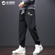 ARNTARE official trendy brand pants for men in autumn and winter solid color loose and versatile sports leggings trousers for teenagers casual pants men's sweatpants khaki (NE01) XL (weight 120-140Jin [Jin equals 0.5 kg])