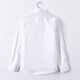 Xin Yueqing boys' white shirt long-sleeved pure cotton new style fashionable no-iron spring and autumn children's performance white shirt white pocket long-sleeved black tie 150