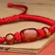 Li Juming Year of the Rabbit Year of the Rabbit Red Rope Bracelet Rabbit Gift Bracelet Amulet Women and men belong to the rabbit chicken mouse Malone mascot is worn by the rabbit