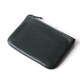 Baimingwei Bouton de mouton Zipper Change Key Sac Real Sweins Sweet Men's Small Wallet Mini Coin Hands Sac pour femmes Couleur d'encre profonde