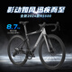 Xidesheng Road Bike 2024 RS500 Карбоновый волокно передний вил-вилку с помощью односкоростного гидравлического дискового тормозного тормозного космоса (алюминиевое колесо) [полная отгрузка транспортного средства] 480 мм (рекомендуемая высота 165-175 см)
