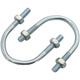 Cat U-bolt screw galvanized U-shaped air pipe U-shaped hoop pipe clamp water pipe fixing buckle M6*6 points DN20100 set