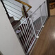Qihuang baby safety gate stair entrance guardrail baby home isolation door pet fence fence pole no punching applicable width 69-76cm height 78cm