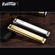 Oriental Ding Deutsch importiert Gong 28-lochen akzentuiert polyphonische # a/b/c/d/e/f/g # Flat Mundharmonica Performance Level B Tune Polyphonische Silber + Vollständige Geschenktüten