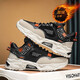 
Mountain Flower Creek [optional with velvet] Men's shoes for autumn and winter new cotton shoes for sports and casual running thick soles and versatile dad's trendy shoes for black orange plus velvet [regular version]-2601m 39