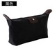 Travel cosmetic bag portable clutch bag large capacity female cute cosmetic box storage bag toiletry bag black