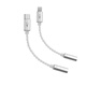Shanling L5 3.5MM adapter cable typec/lightning mobile phone adapter decoding supports line control L5 silver type-c to 3.5 adapter