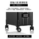 乌尼莫克（Uniamog）德国品牌全铝镁合金登机箱行李箱铝框拉杆箱金属旅行箱密码皮箱子 曜岩黑-珍藏款 拉杆加粗轮子加固 20英寸 /可登机-升级加厚强抗压