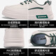 Huili men's shoes casual men's shoes autumn low top leather sports men's casual shoes versatile waterproof non-slip shoes men's Mi Green WXY1483 43