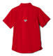 Columbia Boys Big Tamiami Short Sleeve Shirt, Red Sparkle, Large Red Sparkle Large