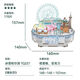 同趣冰雪哈尔滨积木玩具拼装八音盒家居装饰拼图音乐儿童生日礼物女