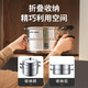 SUPOR steamer household 304 stainless steel steamer thickened large capacity multi-bottom gas induction cooker universal heightened lid 3 layers 34cm