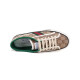 Gucci (Gucci) Men's Tennis 1977 Serie Fabric Lace-Up Casual Sports Shoes 606111 HVK20 9766 Patrón Beige / Ebony GG 44 / marca Código original de la marca 10