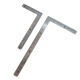 
SHINWA Affinity Penguin Small Stainless Steel Crank Ruler with the same scale with the front and back Polishing 12101 Small Scroll Ruler Polishing 12101 Length 10cm* Short 5cm