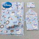 Disney (Disney) baby gift box newborn cotton twill quilt six-piece set cotton six-piece set newborn quilt bag quilt single off-white heart 100cm six-piece set