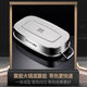I VE316 stainless steel fish steamer household large-capacity fish steamer artifact special steamer steamer for steamed buns induction cooker gas stove German 316L extra thick double-layer fish pot 43cm
