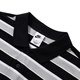 Nike (Nike) Camiseta Sitio web oficial de los hombres Summer Summer Nuevo solapa informal Camisa de algodón transpirable Sportswear FN3897-010/algodón/franja en blanco y negro (165/84a)