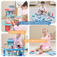Juguete de doctor para niños de Yunya jugando a la casa como enfermera doctor para inyección de interacción entre padres e hijos Regalo Año Nuevo Año Nuevo - Trolley Box + Trolley Cart