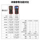 House of Breath Ottoshima Digital Multimeter High Precision Multifunktional AR9205 Smart Electrician Digital Explizite Anti-Fire-Multimeter AR9205 (Senden Sie Crocodile Clip)