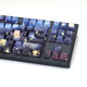 Belly Spirit mk870 Van Gogh’s starry sky side engraved wired Bluetooth wireless mechanical keyboard customized office e-sports game mute [single mode] Obsidian Starry sky side engraved KTT burgundy shaft [mahjong sound] 87 keys