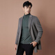 Manteau boni manteau homme et hiver manteau de laine moyen-longueur de la longueur moyenne.