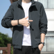 WassupSohot official jacket men's spring and summer new style business casual men's jacket loose tops no ironing anti-wrinkle 9980 dark gray no velvet XL (too small, recommended 115-130 Jin [Jin equals 0.5 kg])