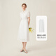 
Fan Silan French age-reducing first love white skirt for women in summer 2024 new style collar dress 24FS12056 white L