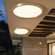 
Heart mirror full copper outdoor ceiling light villa gate ultra-thin front light outdoor aisle balcony lamp anti-mosquito courtyard light X3893-600/square