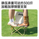 Chaise pliante en plein air en jeep, tabouret de pêche, tabouret poney portable camping picnif art sketch chaise-42 noir
