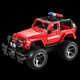 Large remote control police car Double Eagle electric remote control car toy car boy toy Jeep remote control car children fire truck off-road vehicle Jeep model holiday birthday gift 549 red