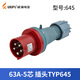 SANQIHU Waterproof INDUSTRIAL ENCHUNTO TYP645 CONECTOR MÓVIL DE MOBILLES MALES Y HEMBRA TRIPE645 Luz de núcleo 63A5 Core y Socket 6923 63A5 SEAT SENTRADO PENDADO OCULTADO TYP3923