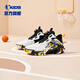 Jordan QIAODAN children's shoes children's basketball training shoes 2024 winter new student big children's running shoes sports shoes Jordan white/glazed yellow size 36