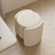 Yete makeup stool for bedroom girls with storage and multifunctional makeup chair internet celebrity simple modern sherpa dressing table stool cream white