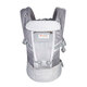 Lebers Neugeborenen Babygurt Verstellbare Baby Taillenhocker-Gurt atmungsaktives Baby Rückenartefakt vorne und hinten Harme Dual-Purple-Grau für Babys 0-30 Monate geeignet