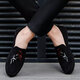 Tianguang old Beijing cloth shoes spring and autumn small-size bean shoes male student Korean style trendy society spirit guy versatile lazy shoes 829 black 42