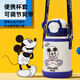 Disney thermos cup for children with straw 316 stainless steel large capacity elastic cover for primary school boys and girls portable direct drinking cup