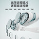 Li Ning LI-NING swim goggles for men and women high definition anti-fog swimming goggles for adult flat light swimming cap set 55-808 white

