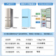Haier refrigerator household three-door air-cooled frost-free double-door ultra-thin first-class energy-efficiency refrigerator small refrigerator ice-freezer trade-in refrigerator subsidy 219 liter three-door energy-saving micro-frost refrigerator golden three-door three-temperature
